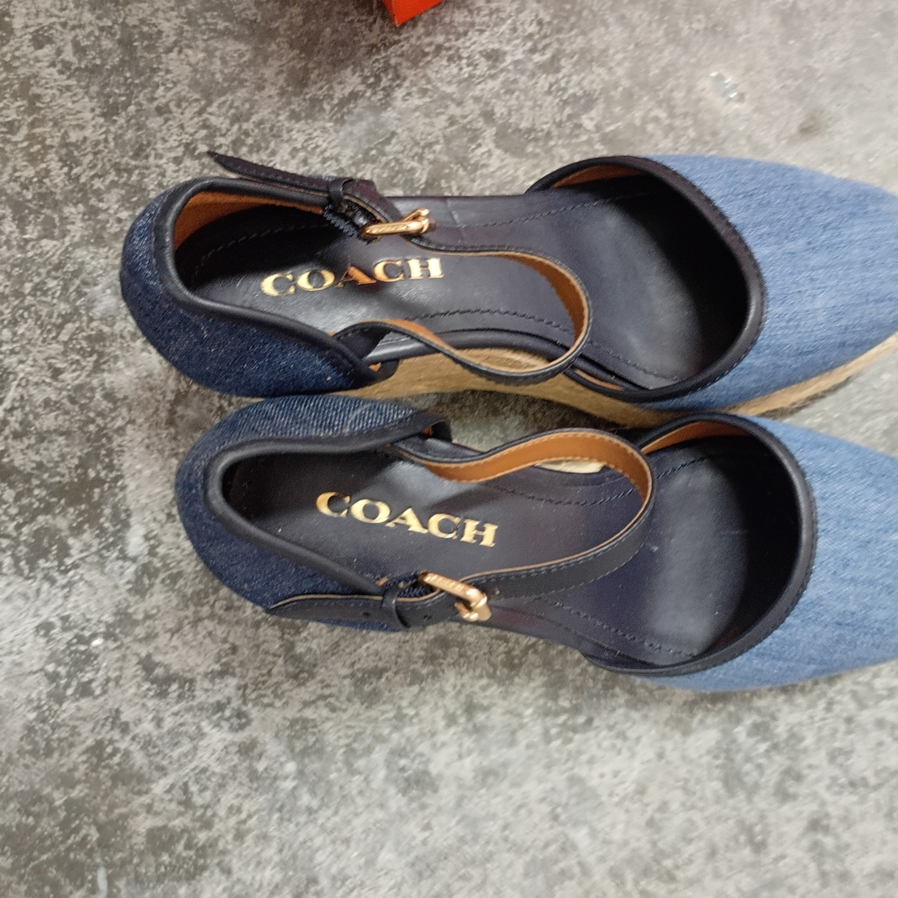 Coach Women's Navy Espadrilles
